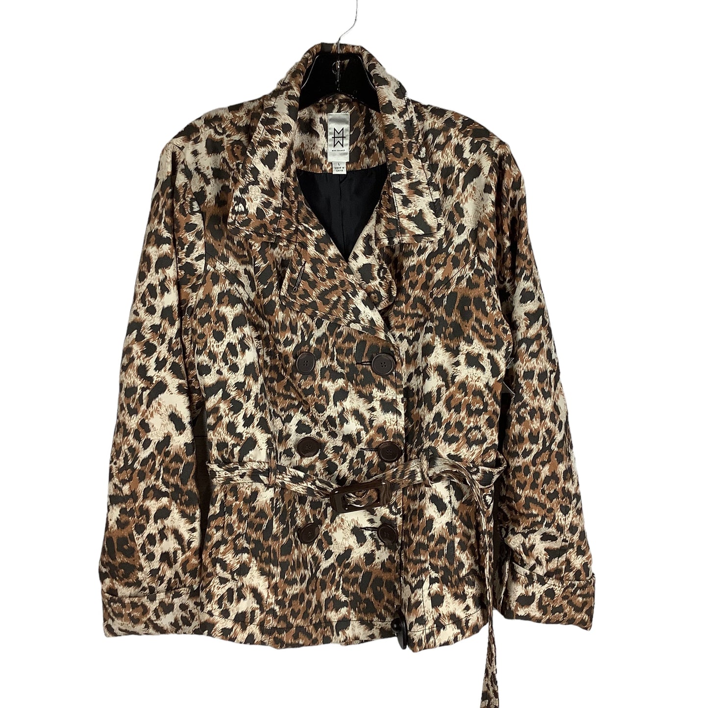 Jacket Other By Cmc In Animal Print, Size: L