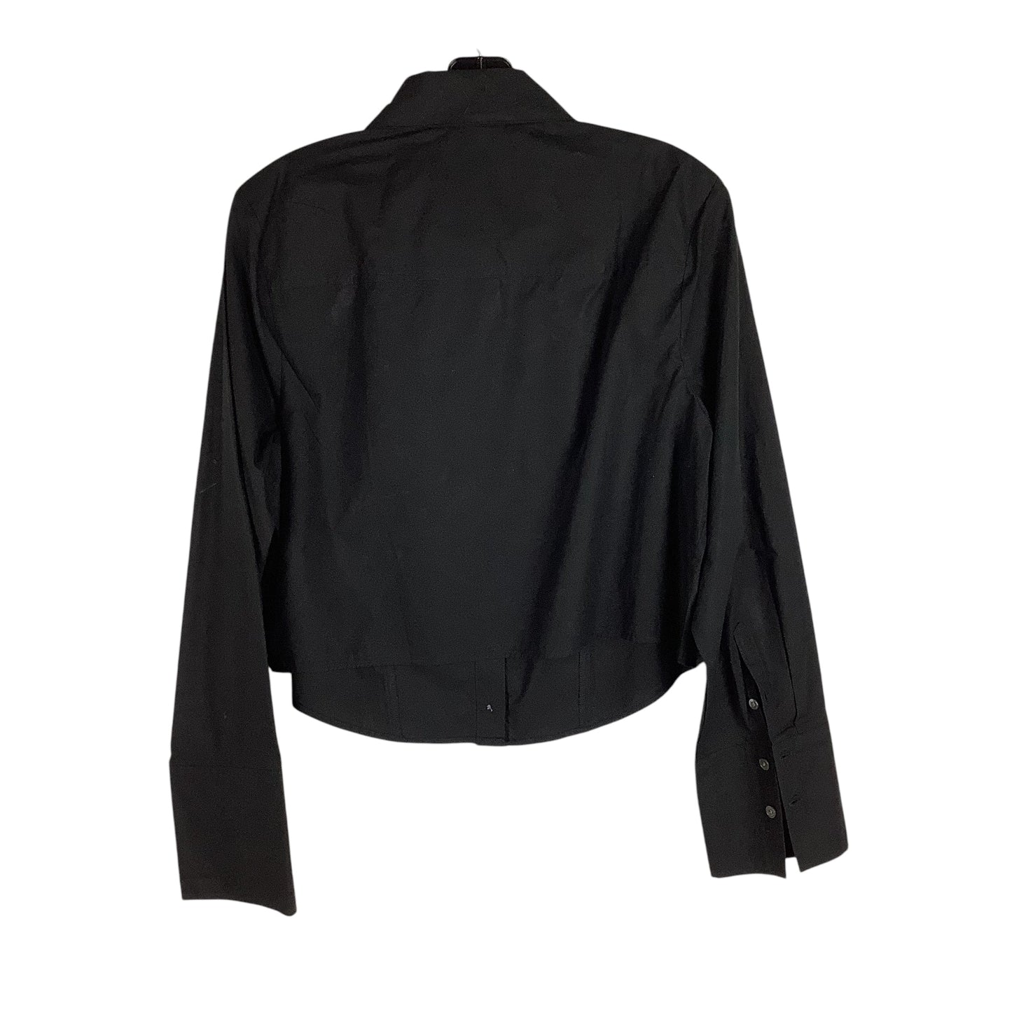 Top Long Sleeve By Banana Republic In Black, Size: L