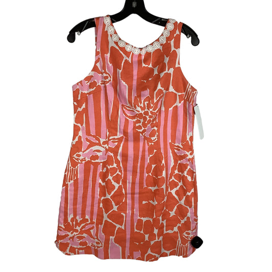 Orange & Pink Dress Designer Lilly Pulitzer Target, Size 10