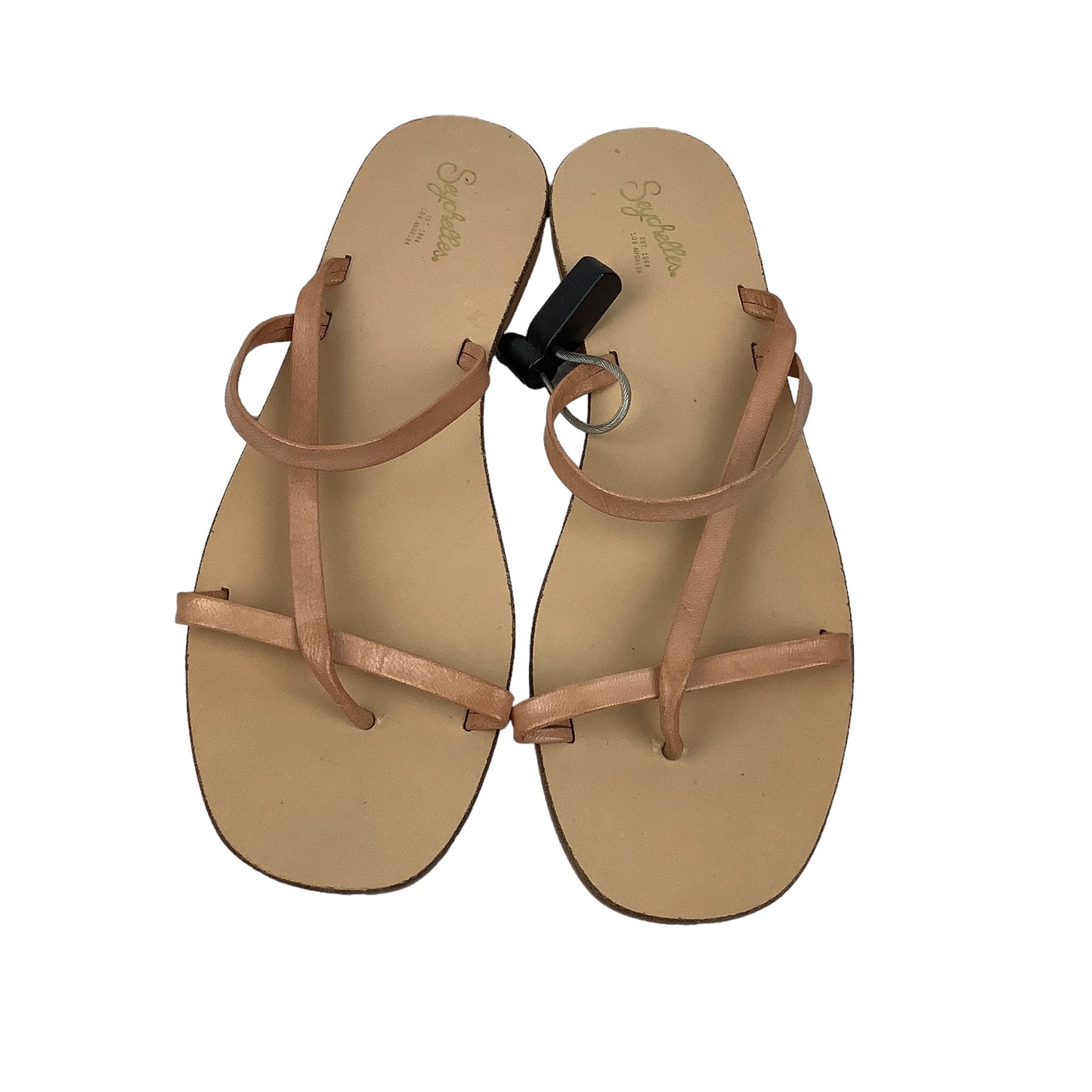 Tan Sandals Flip Flops Seychelles, Size 9.5