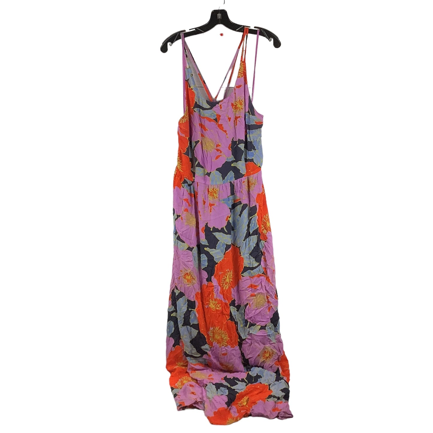 Floral Print Dress Casual Maxi Loft, Size 14