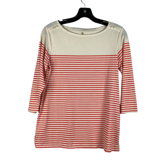 Striped Pattern Top Long Sleeve Designer Spartina, Size S