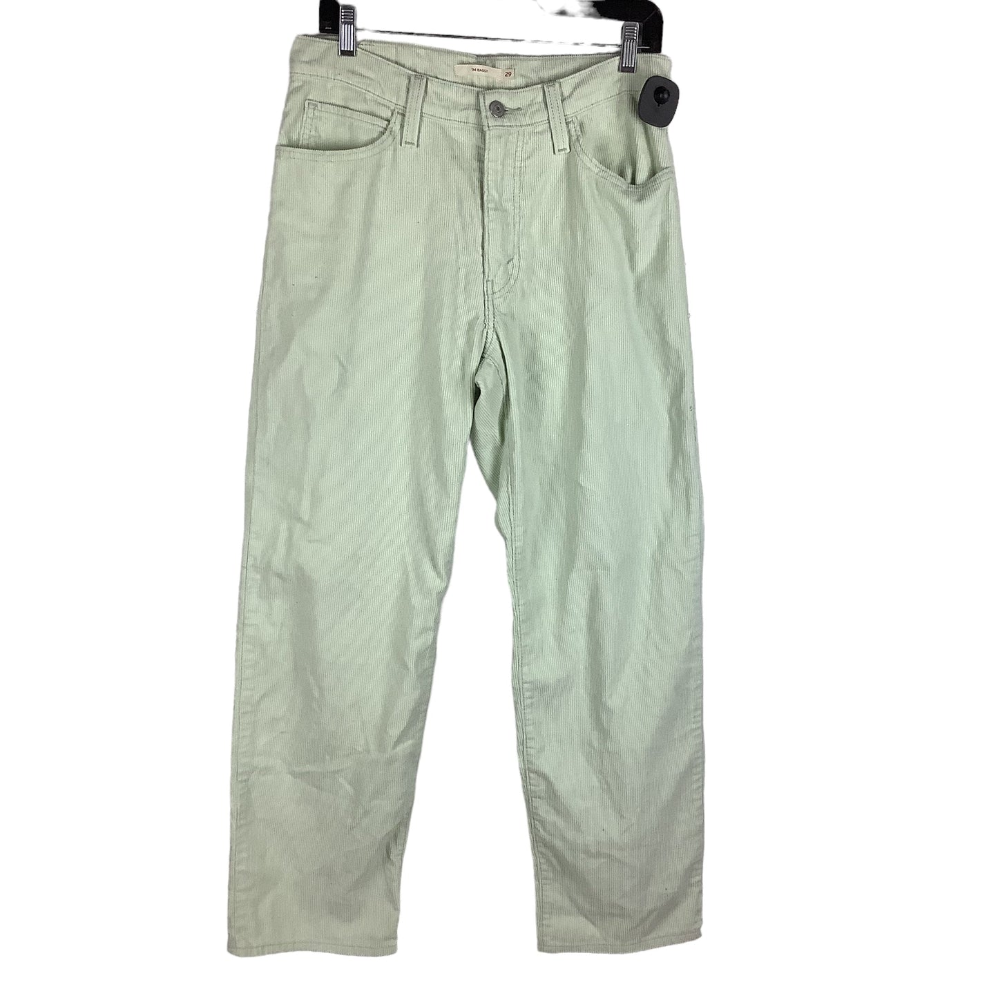 Green Pants Corduroy Levis, Size 8 (29)