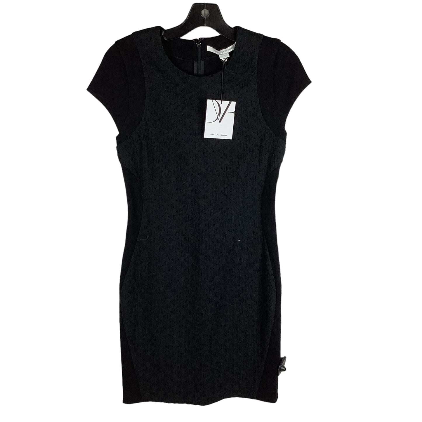 Black Dress Designer Diane Von Furstenberg, Size 4