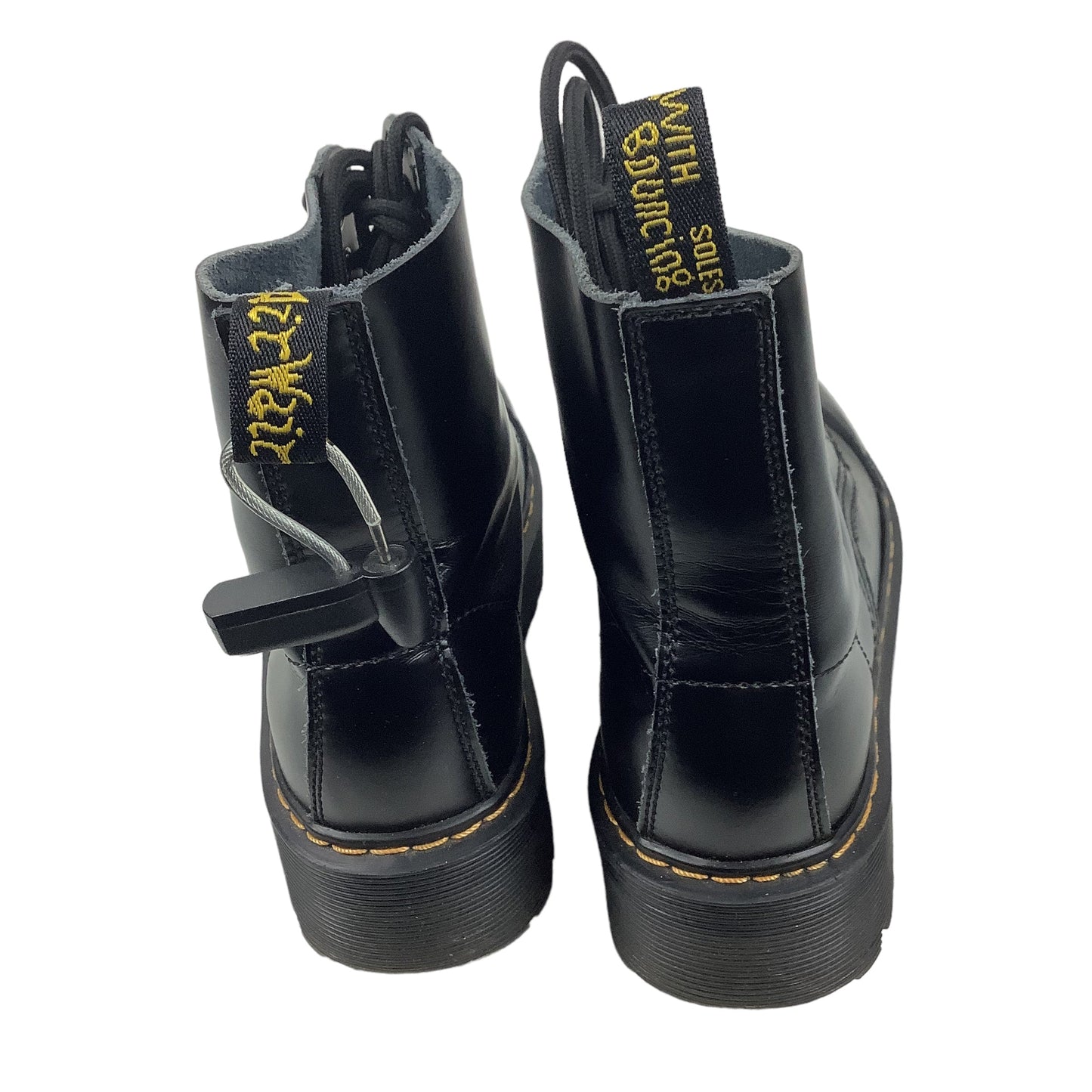 Black Boots Designer Dr Martens, Size 9