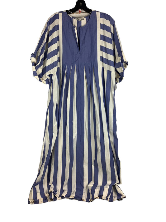 Striped Pattern Dress Casual Maxi Everlane, Size Xl