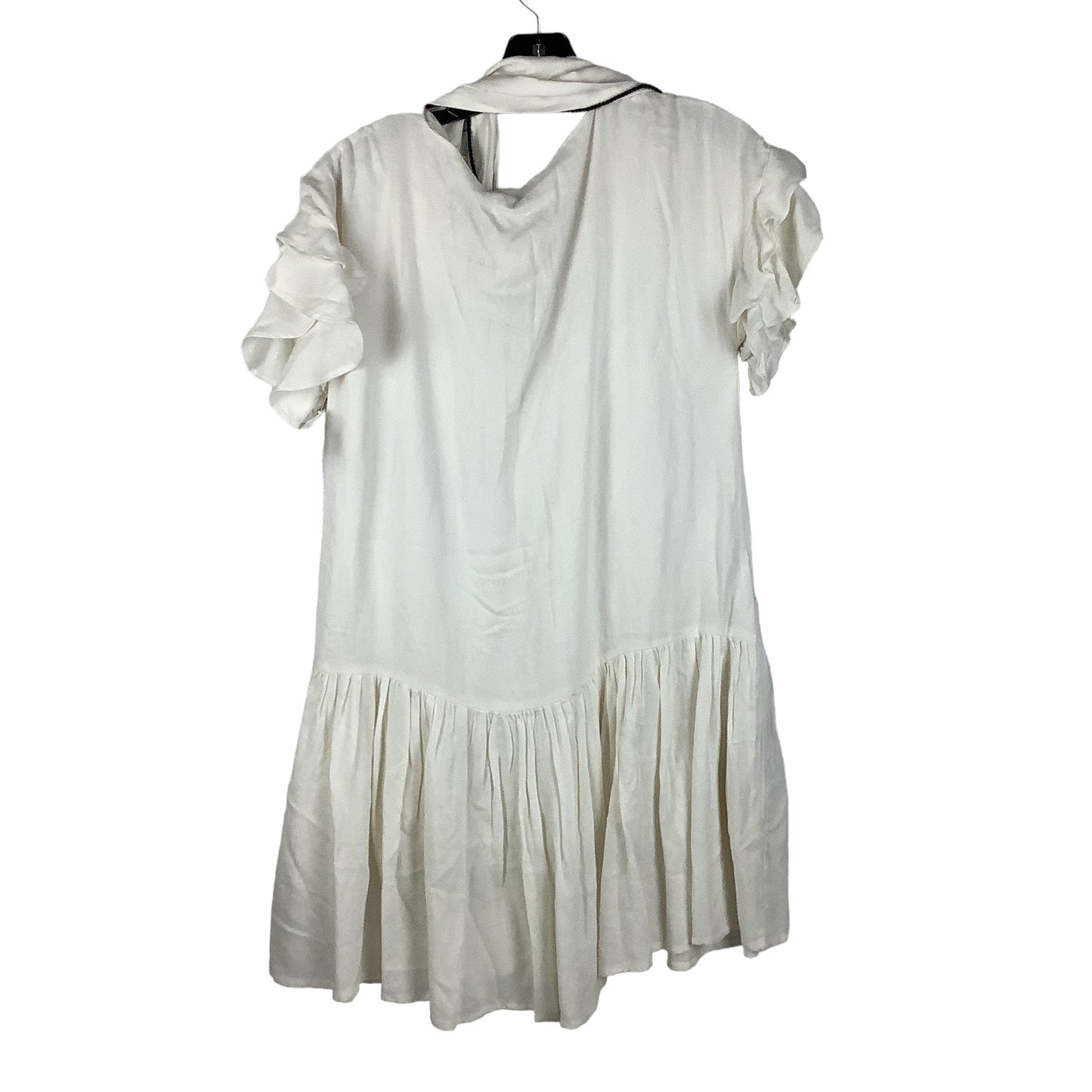 White Dress Casual Midi Cmc, Size S