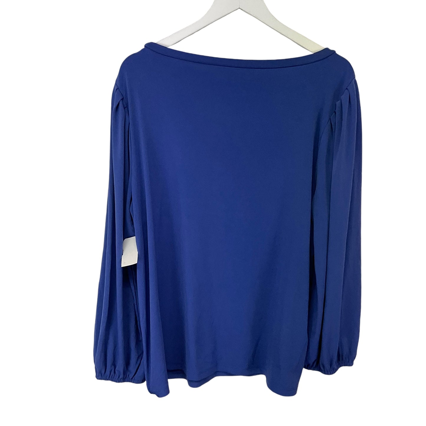 Top Long Sleeve By Ann Taylor In Blue, Size: Xxl