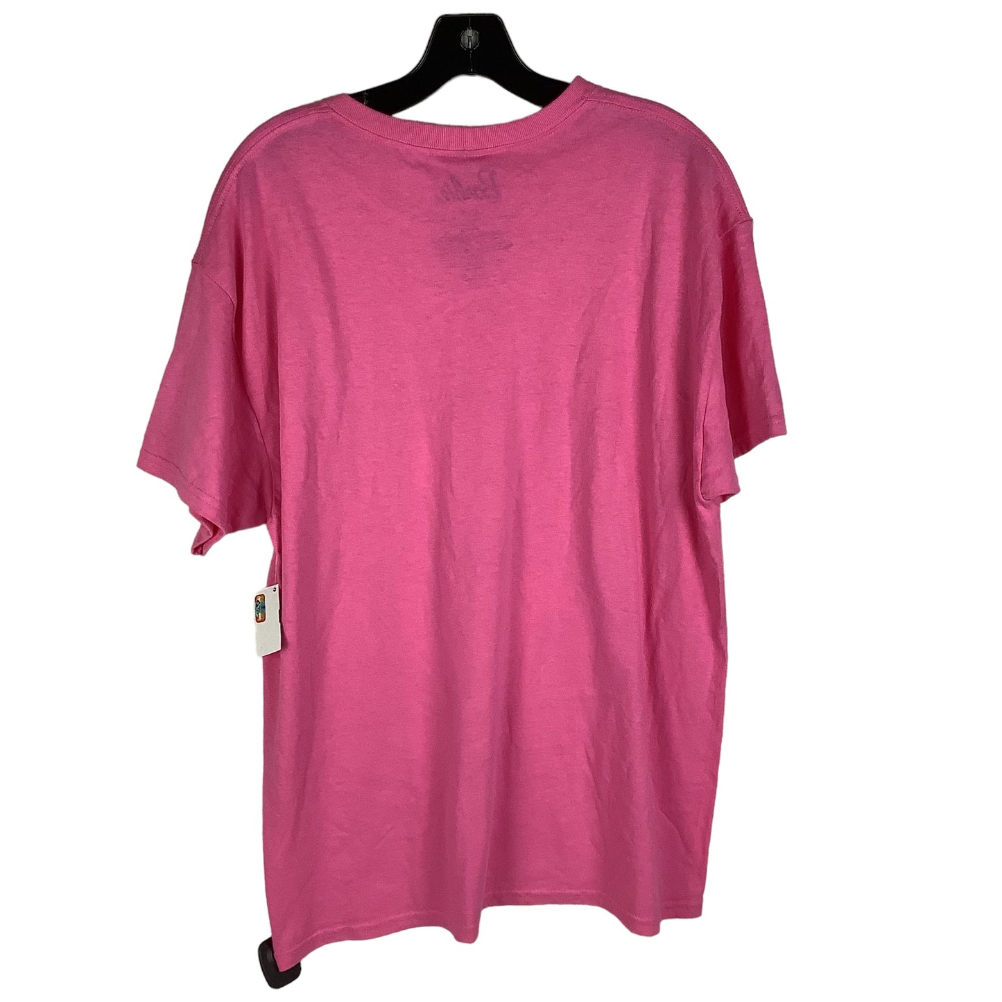 Top Short Sleeve Basic By Clothes Mentor In Pink, Size: L