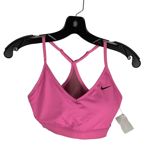 Pink Athletic Bra Nike Apparel, Size M