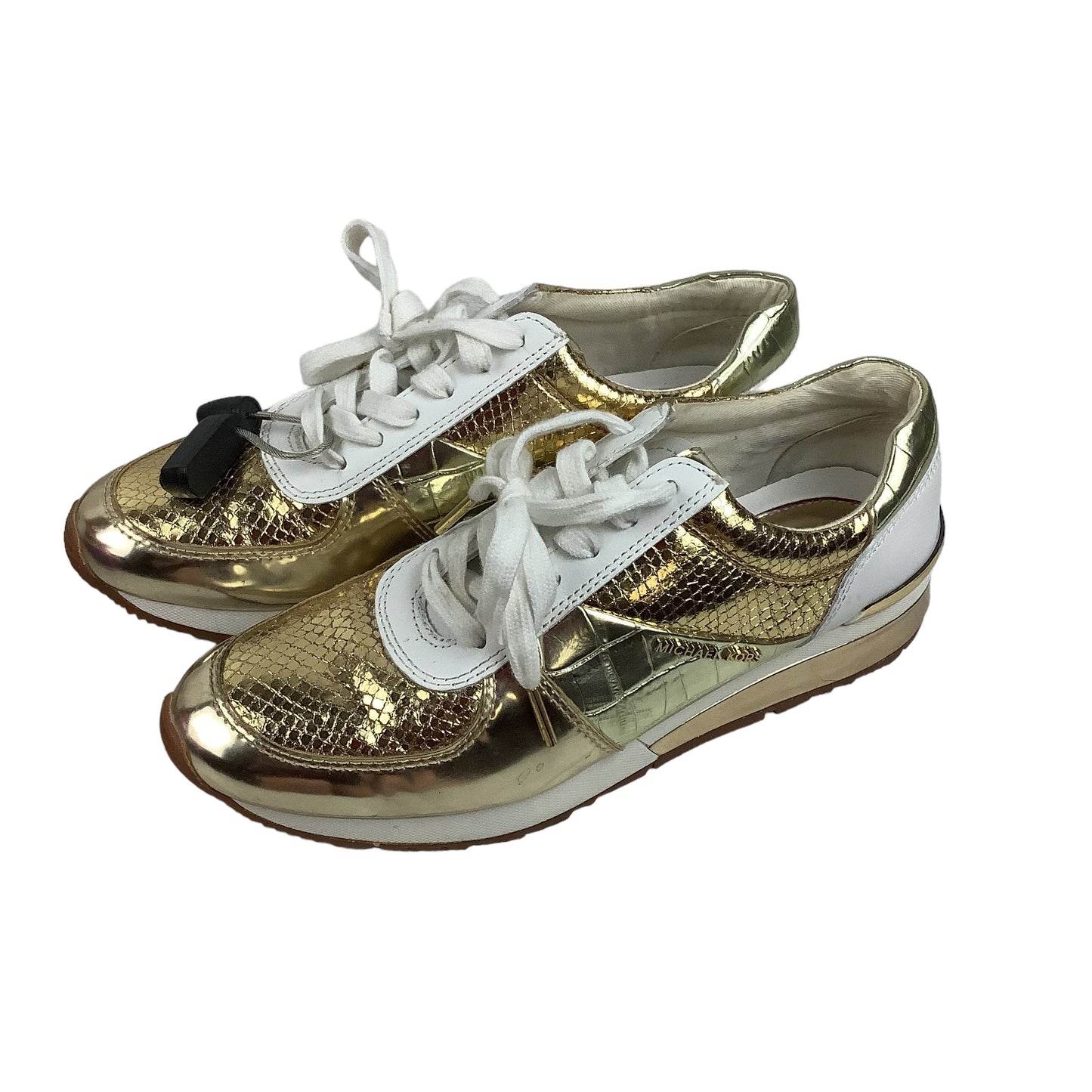 Shoes Designer By Michael By Michael Kors In Gold, Size: 7.5