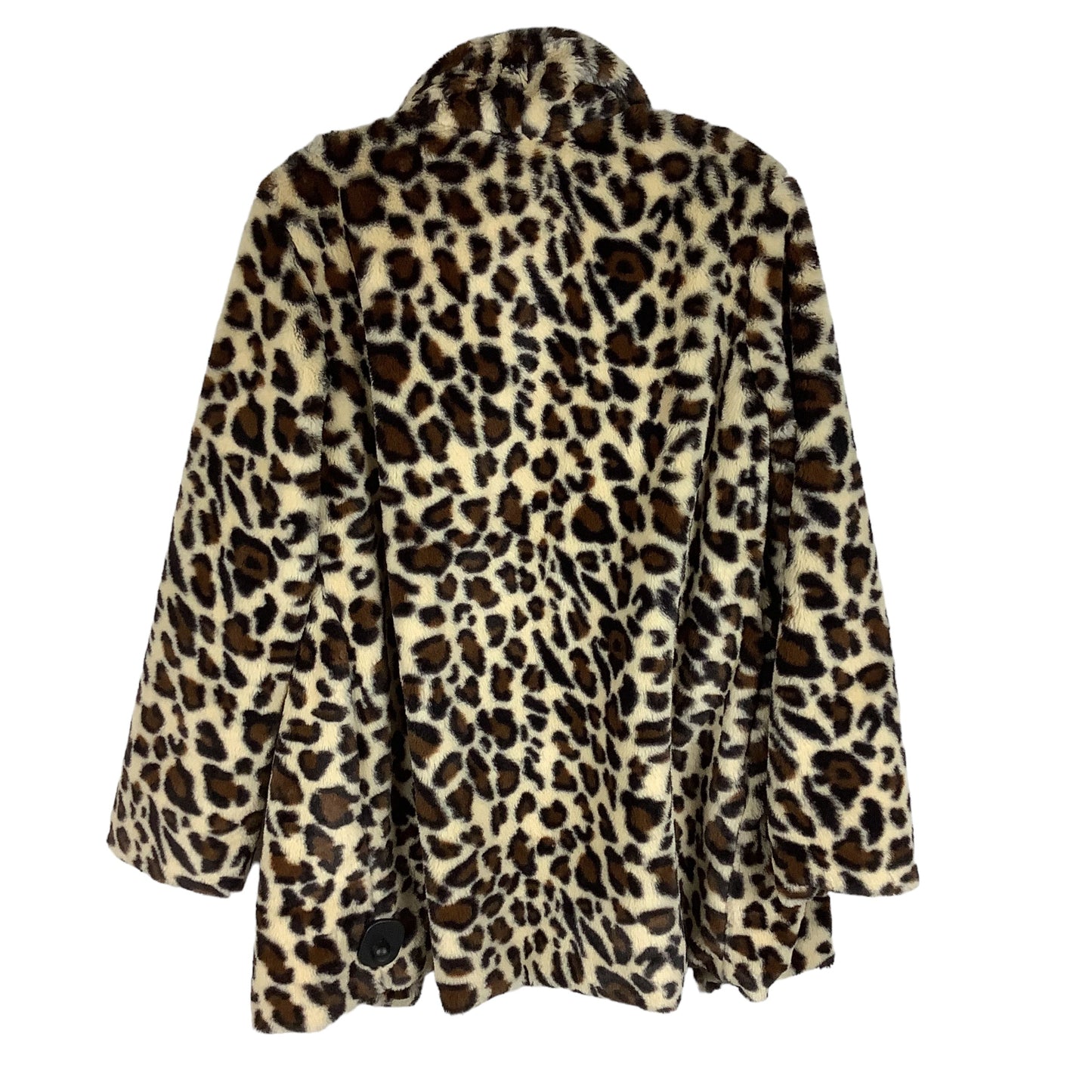 Coat Faux Fur & Sherpa By Skies Are Blue In Animal Print, Size: M