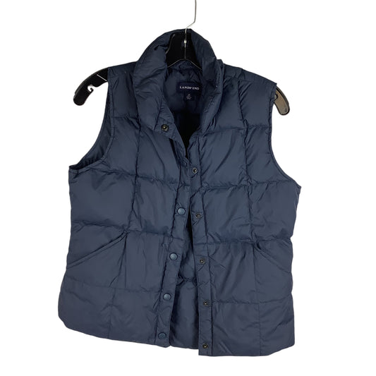 Vest Puffer & Quilted By Lands End In Navy, Size: Xs