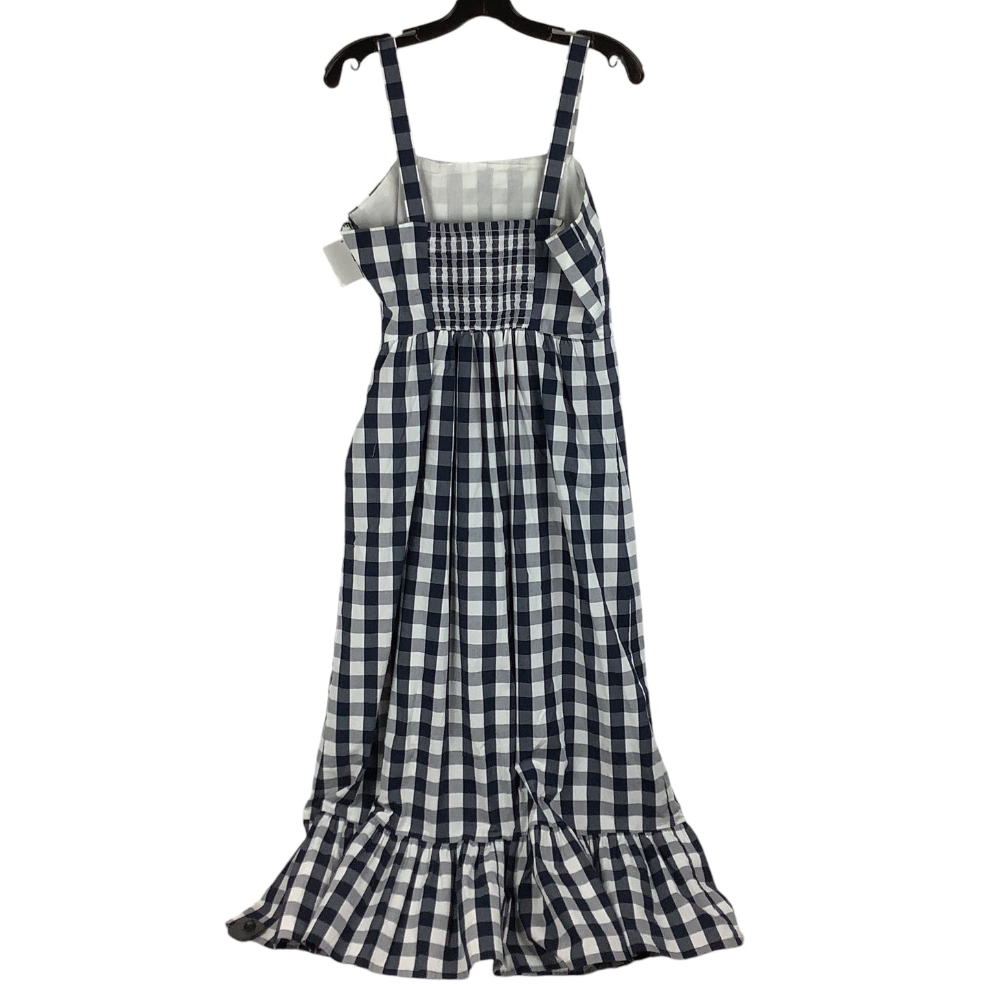 Dress Casual Maxi By J. Crew In Checkered Pattern, Size: M