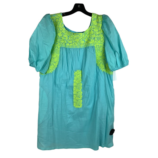 Dress Designer By Cmc In Blue & Green, Size: L