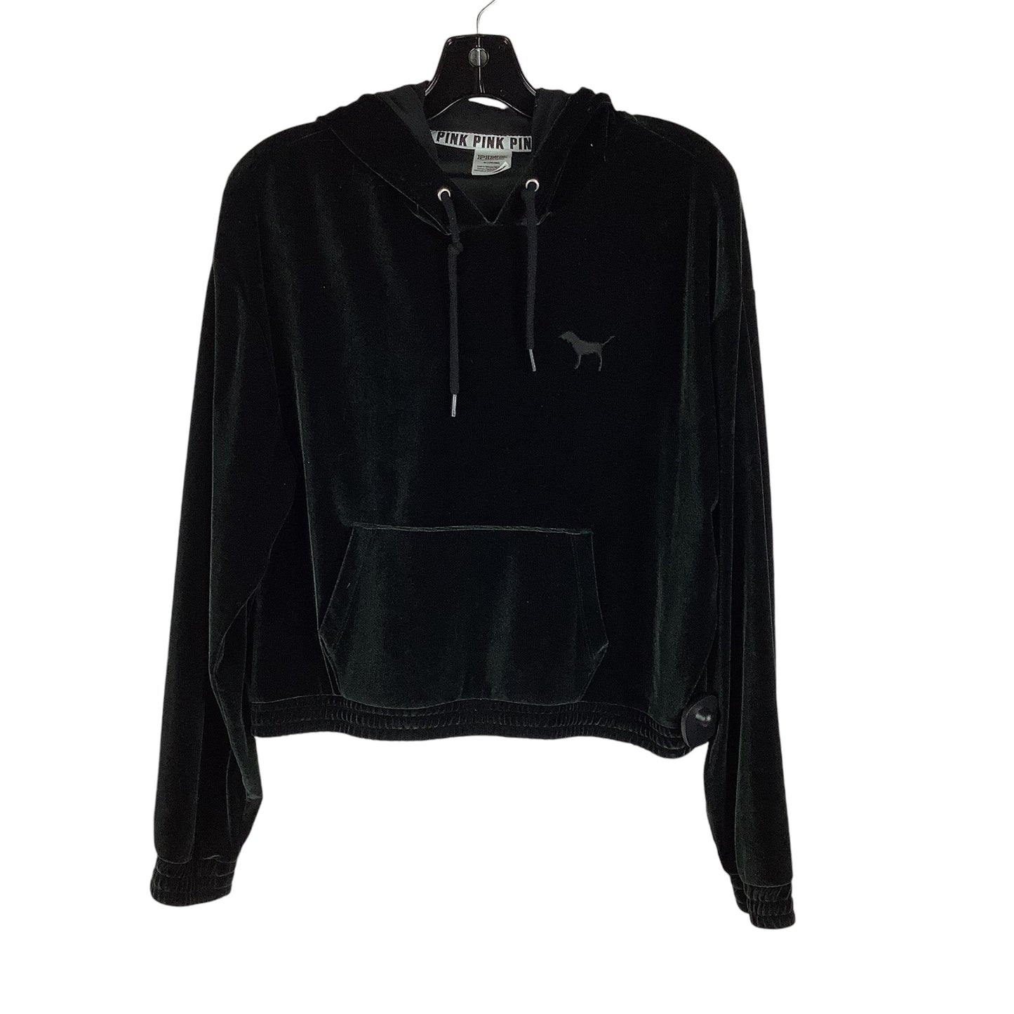 Sweatshirt Crewneck By Pink In Dark Green, Size: M