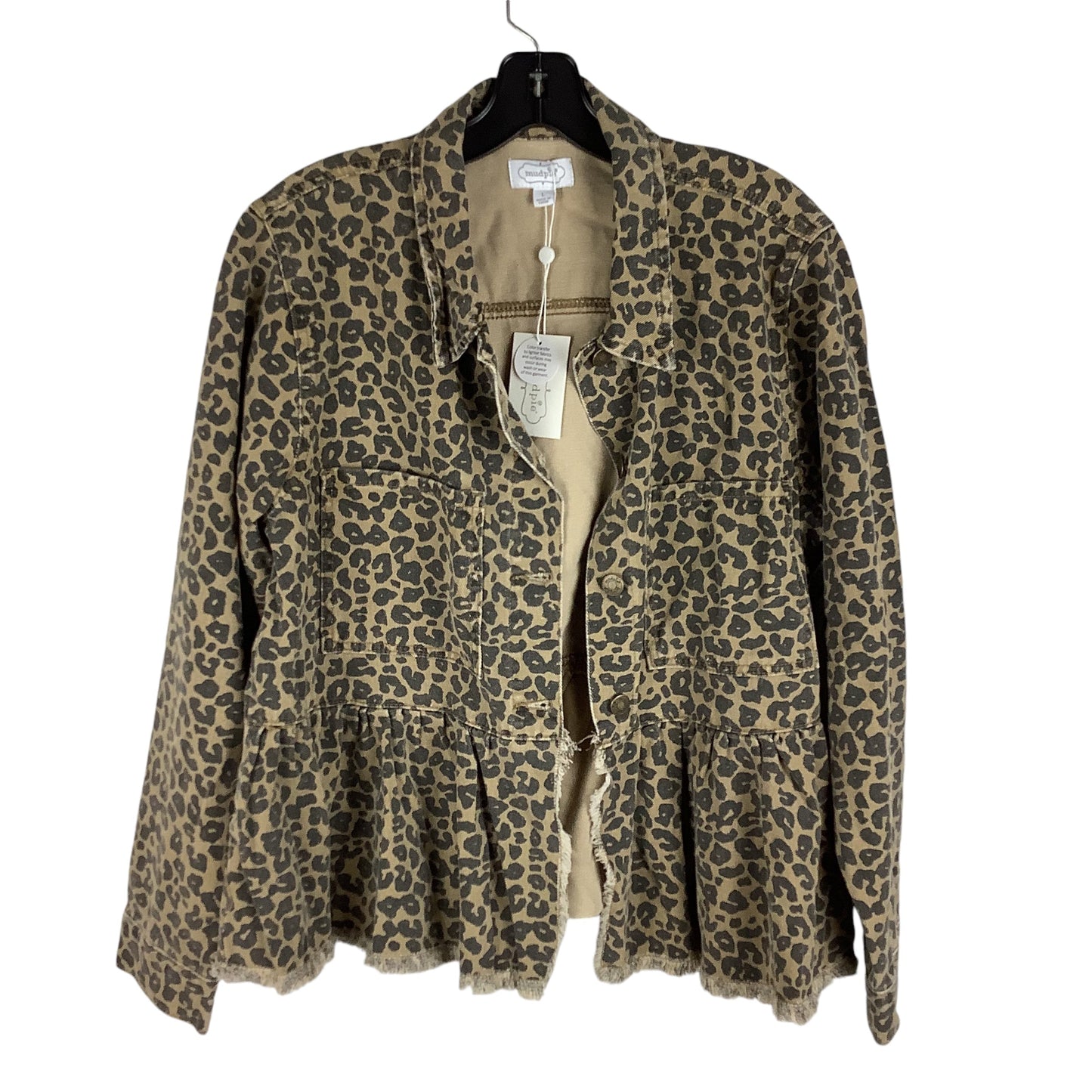 Jacket Other By Mudpie In Animal Print, Size: L