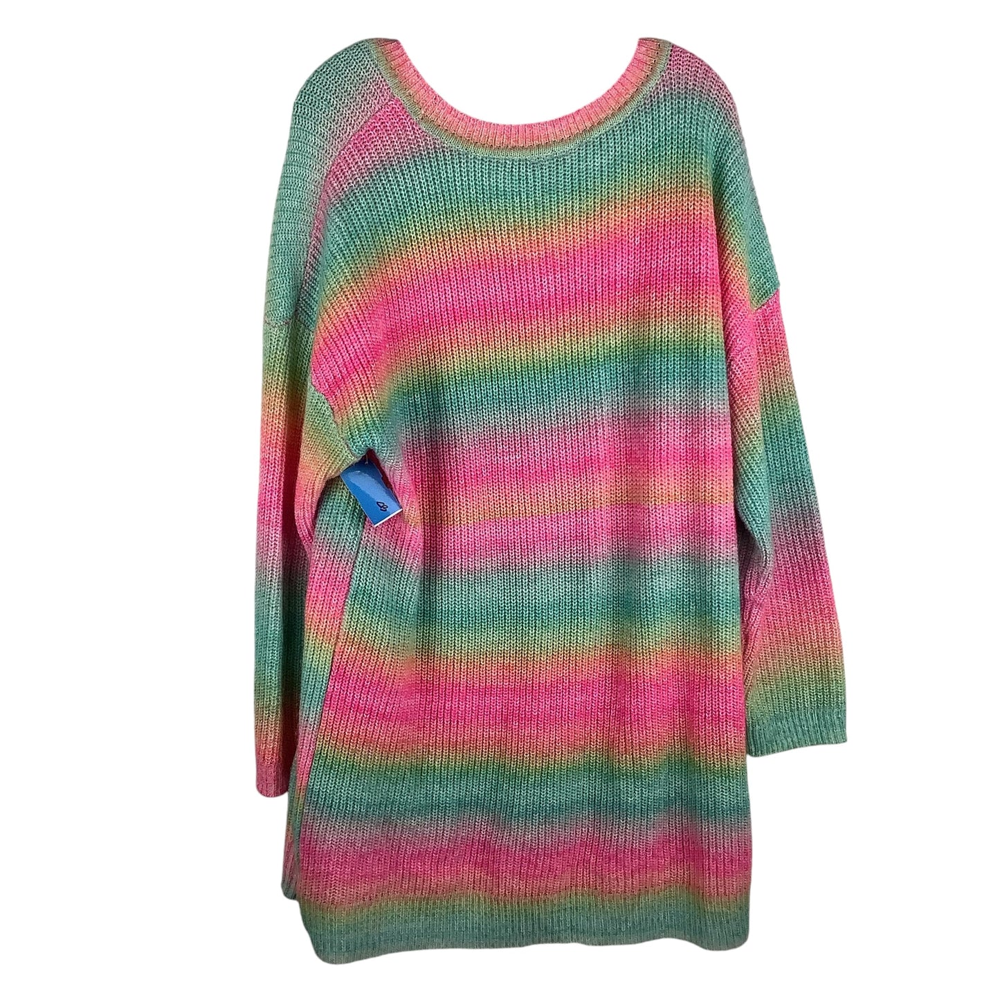 Sweater By Torrid In Rainbow Print, Size: 2x