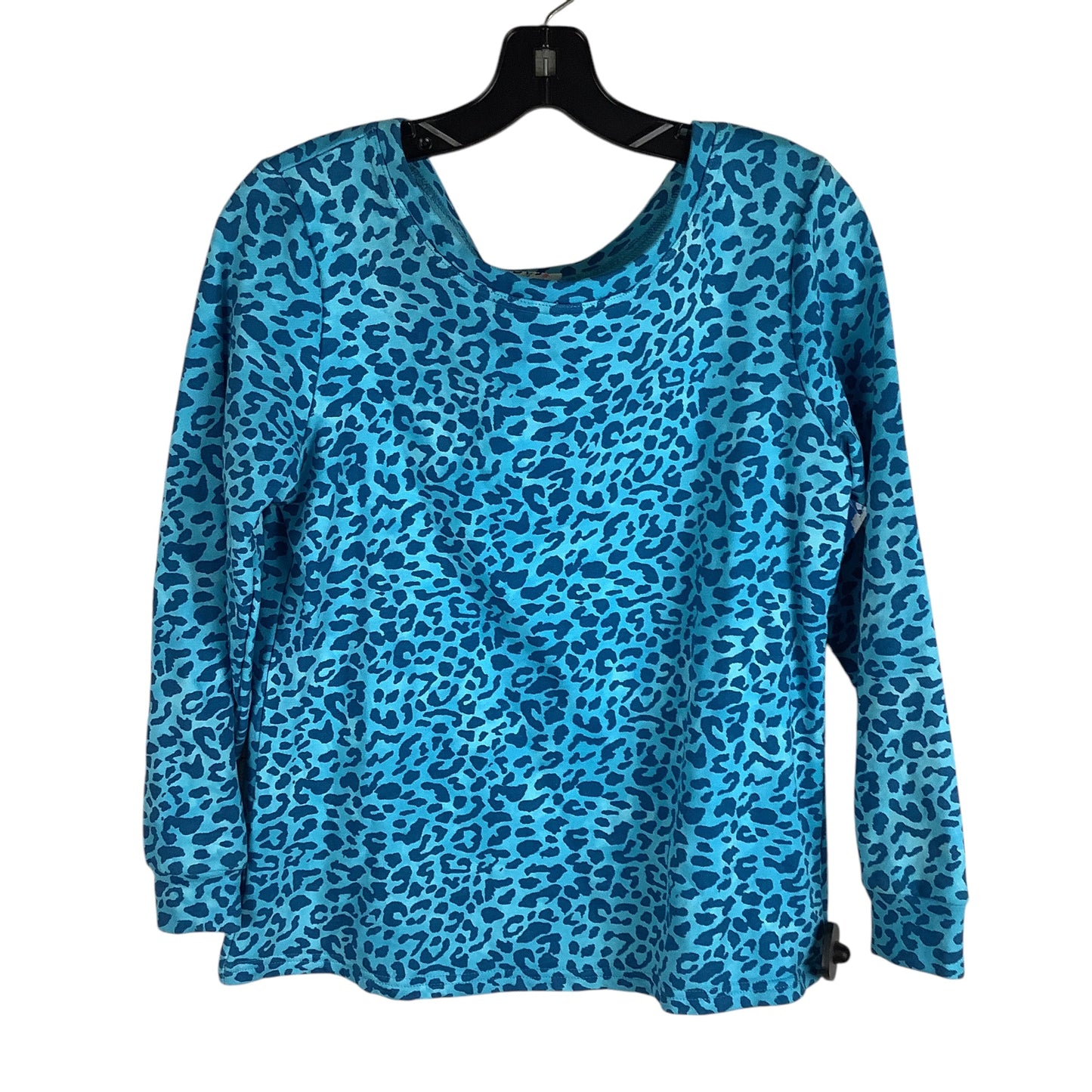 Top Long Sleeve By Bibi In Blue, Size: S