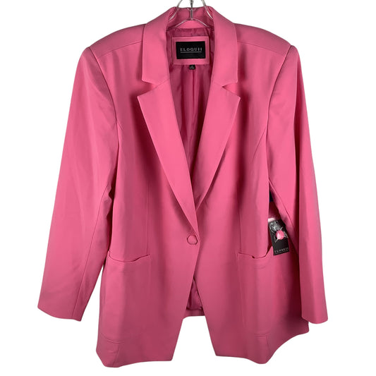 Blazer By Eloquii In Pink, Size: 20