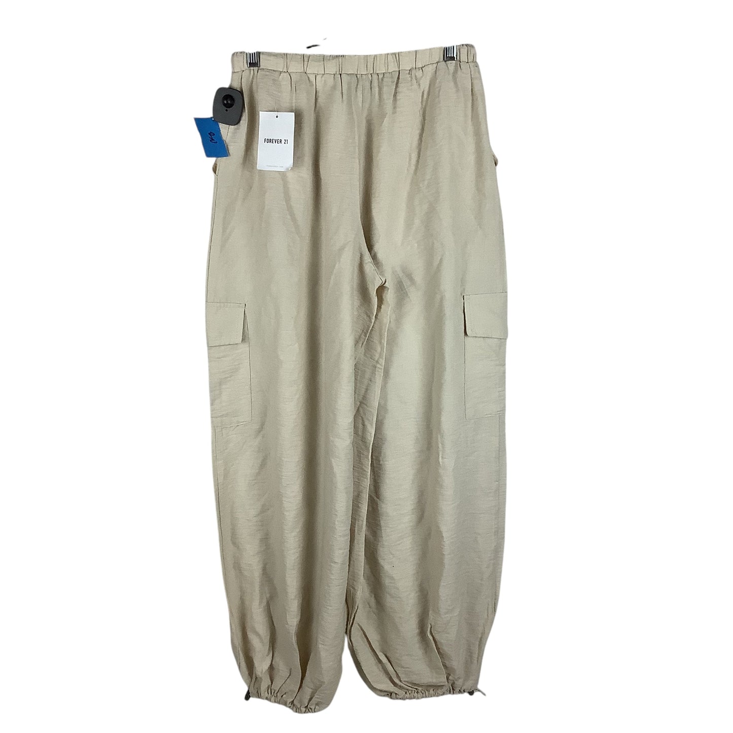 Pants Cargo & Utility By Forever 21 In Cream, Size: S