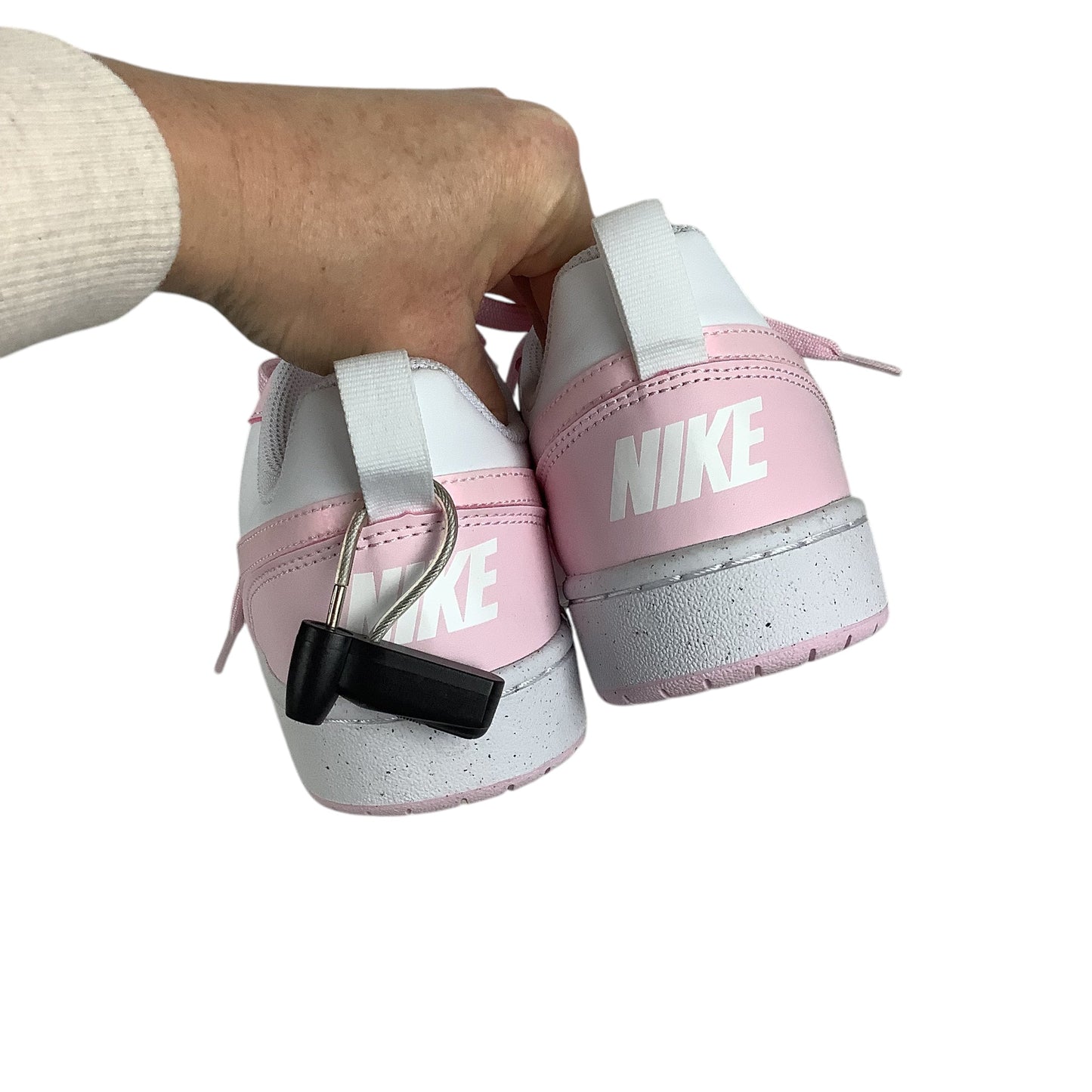 Shoes Athletic By Nike In Pink & White, Size: 8 (7 YOUTH)