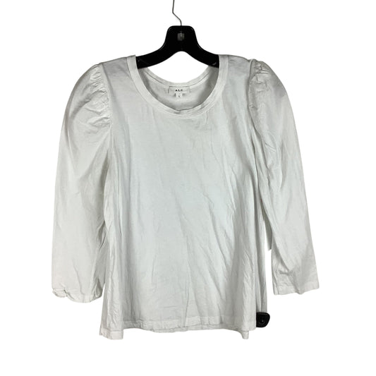 Top Long Sleeve Designer By Alc In White, Size: L