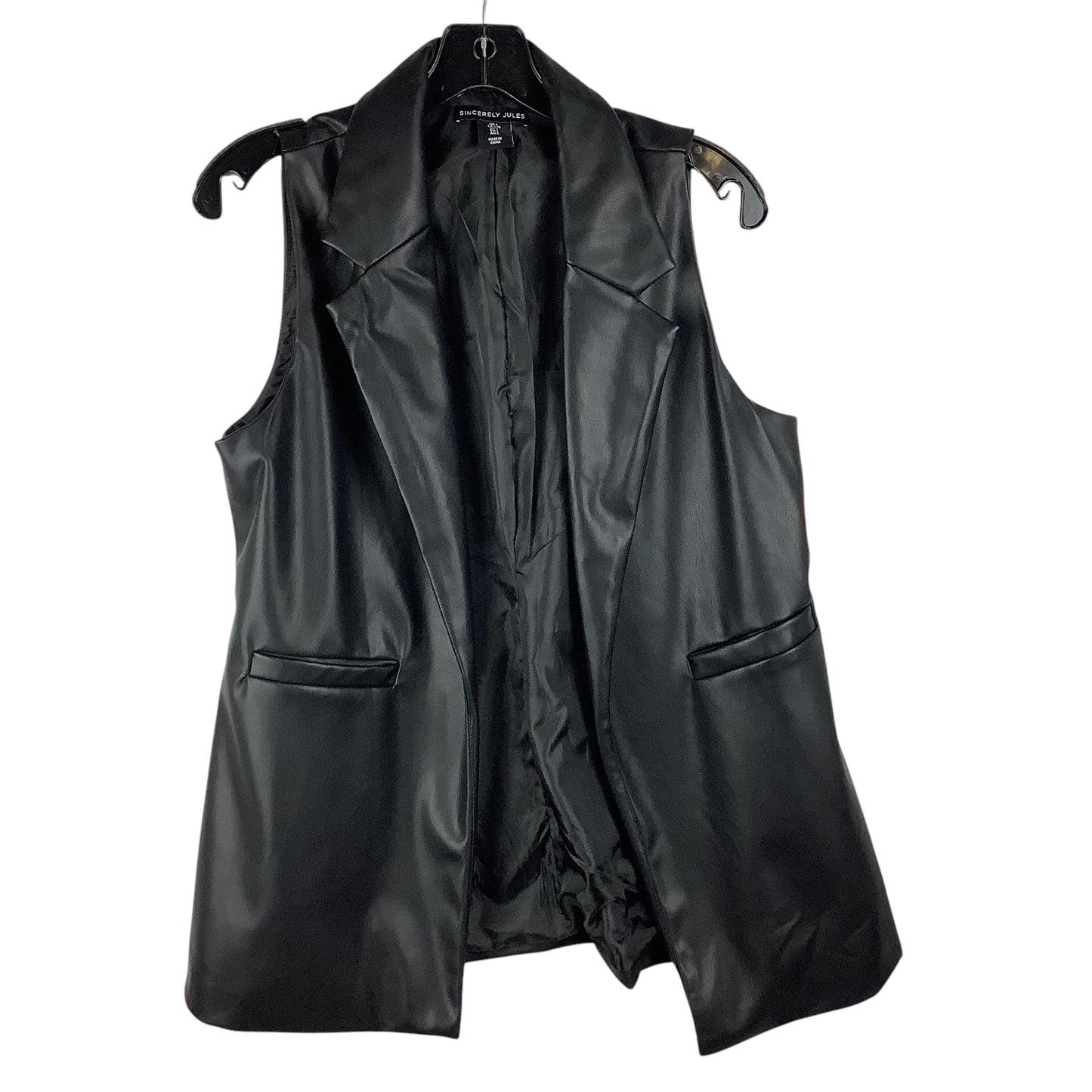 Vest Other By Clothes Mentor In Black, Size: L