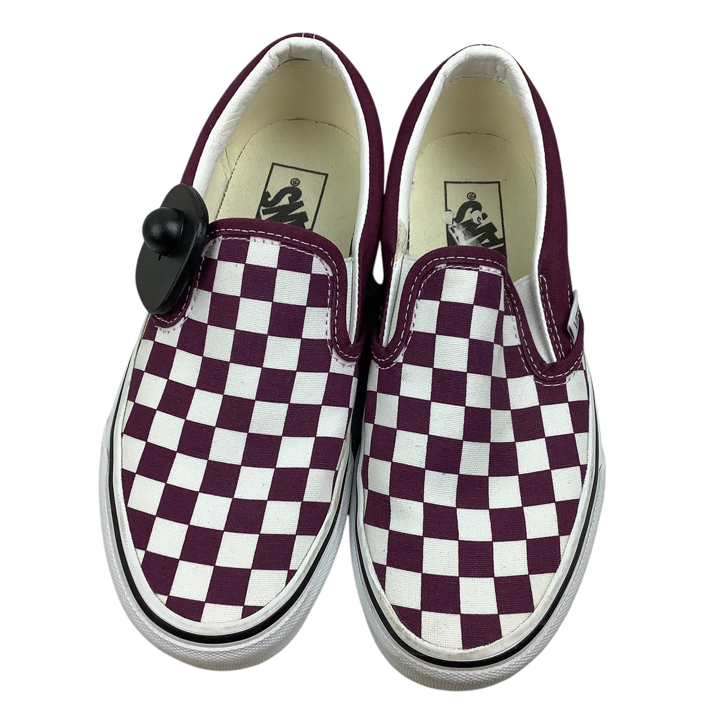 Shoes Flats By Vans In Checkered Pattern, Size: 6