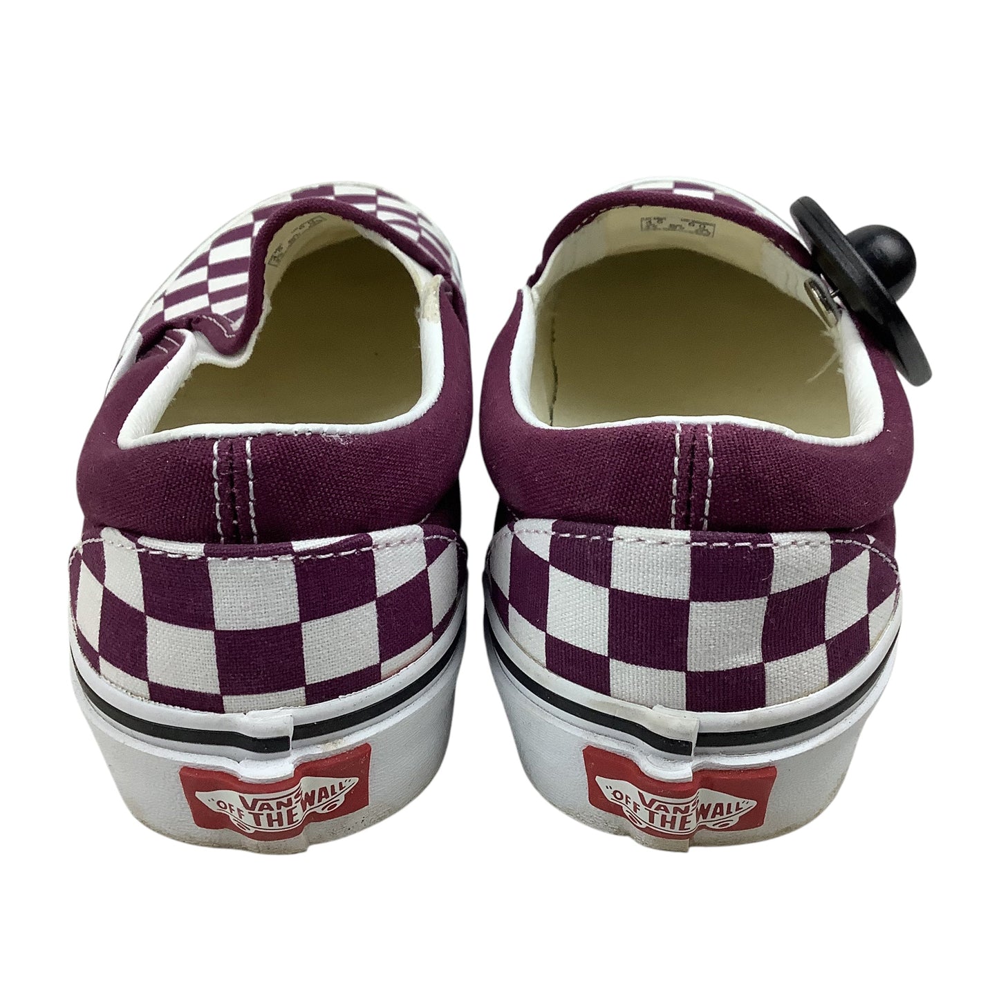 Shoes Flats By Vans In Checkered Pattern, Size: 6