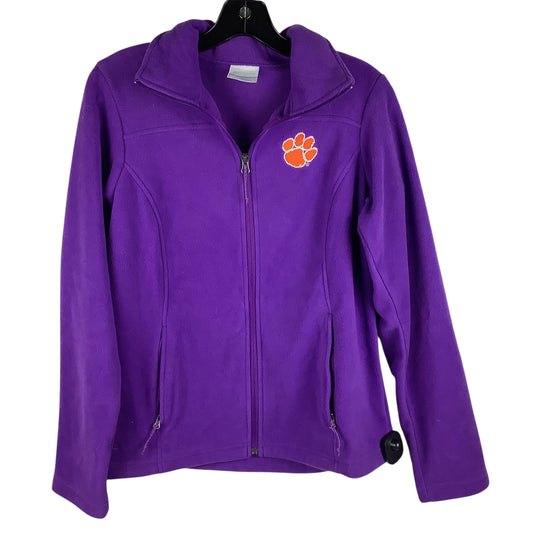 Jacket Fleece By Columbia In Purple, Size: M