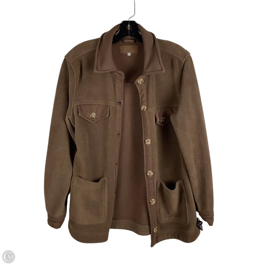 Jacket Fleece By Blanknyc In Brown, Size: S