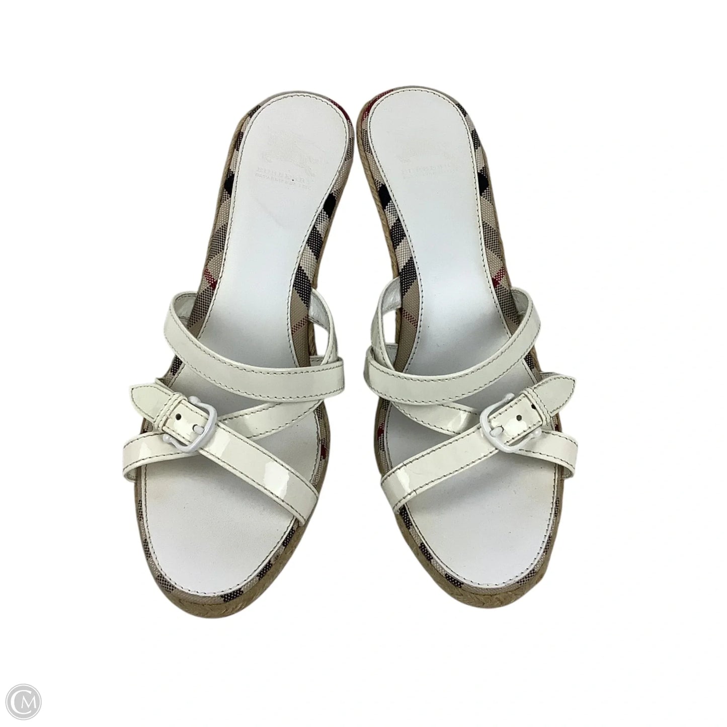 Shoes Luxury Designer By Luxury Designer In White, Size: 10.5 (41)