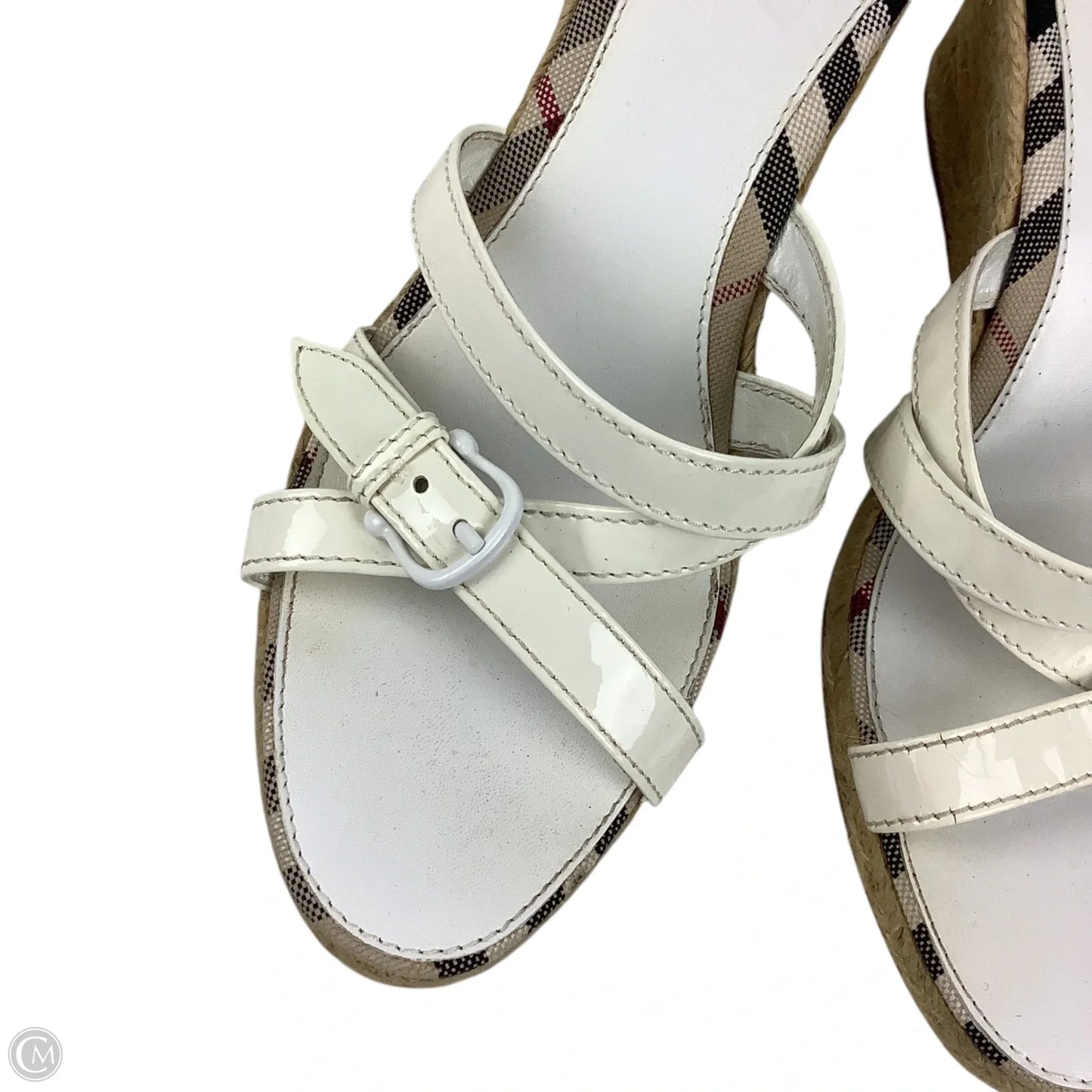 Shoes Luxury Designer By Luxury Designer In White, Size: 10.5 (41)