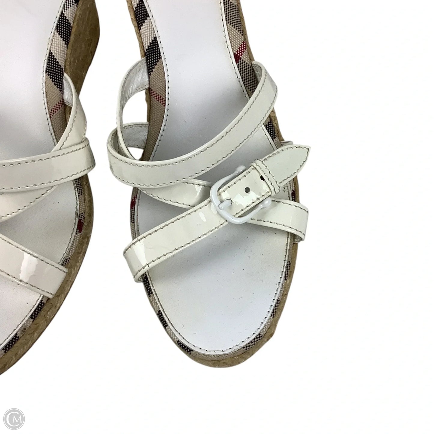 Shoes Luxury Designer By Luxury Designer In White, Size: 10.5 (41)