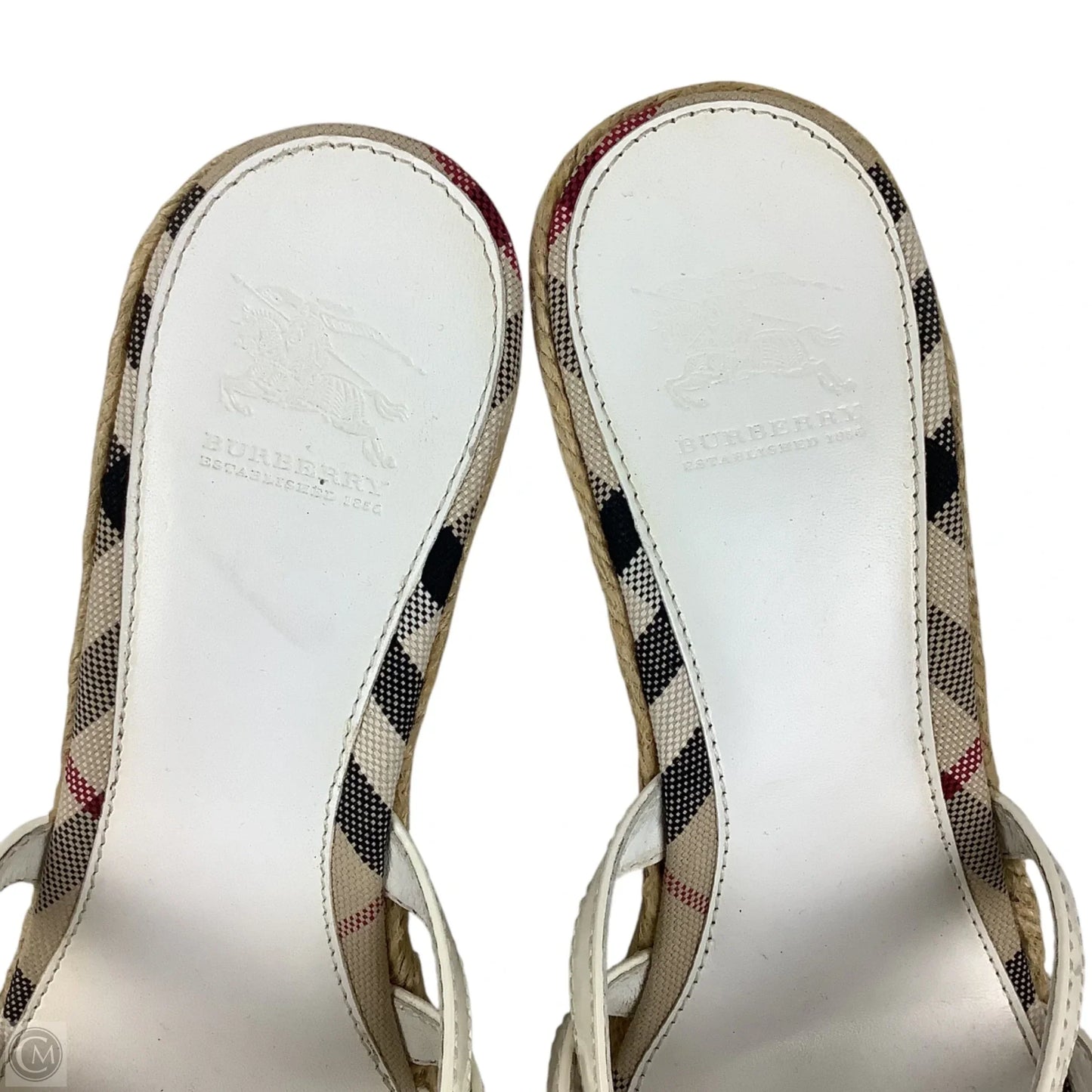 Shoes Luxury Designer By Luxury Designer In White, Size: 10.5 (41)