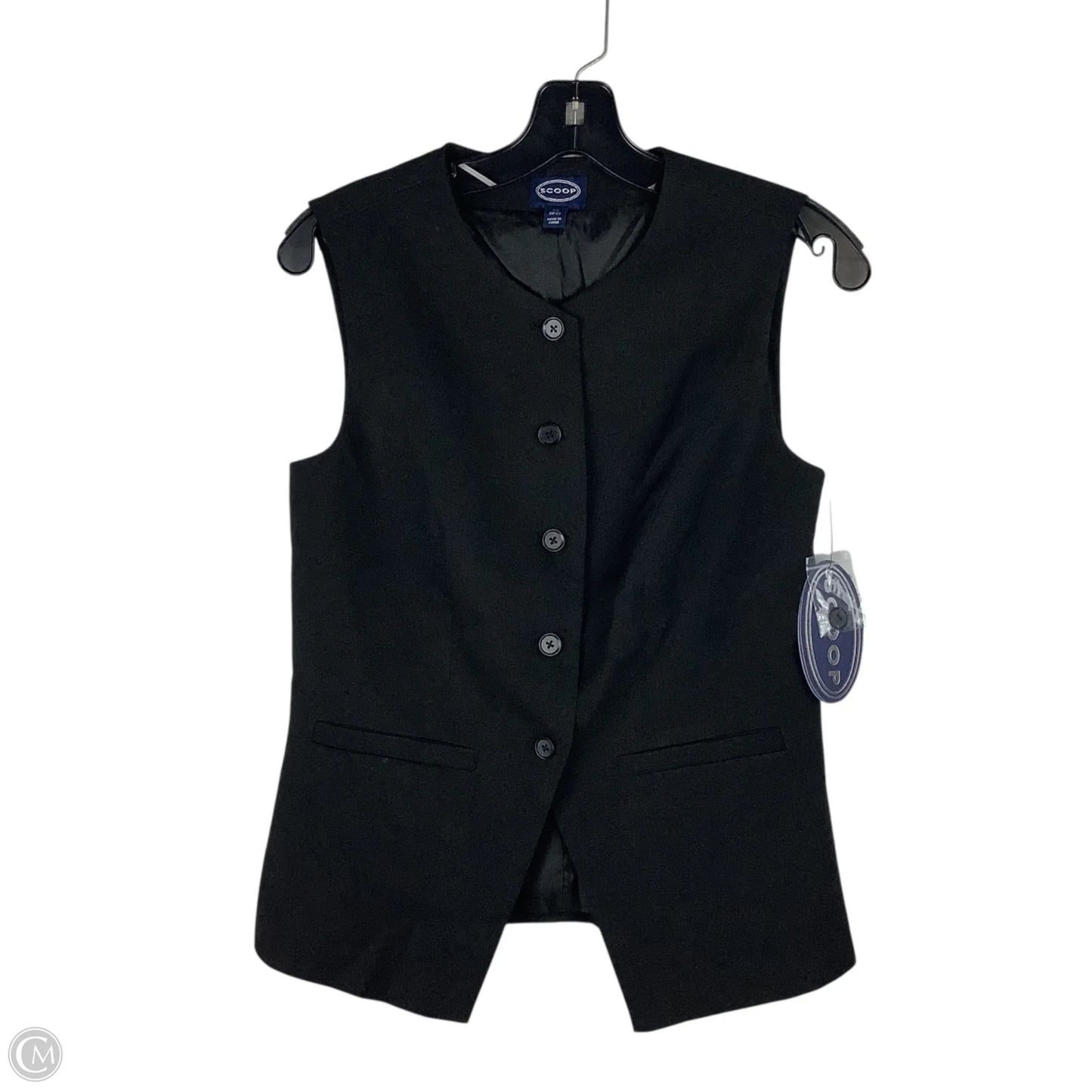 Vest Other By Scoop In Black, Size: Xs