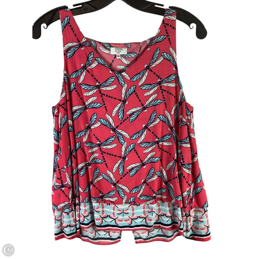 Top Sleeveless By Crown And Ivy In Pink, Size: Mp