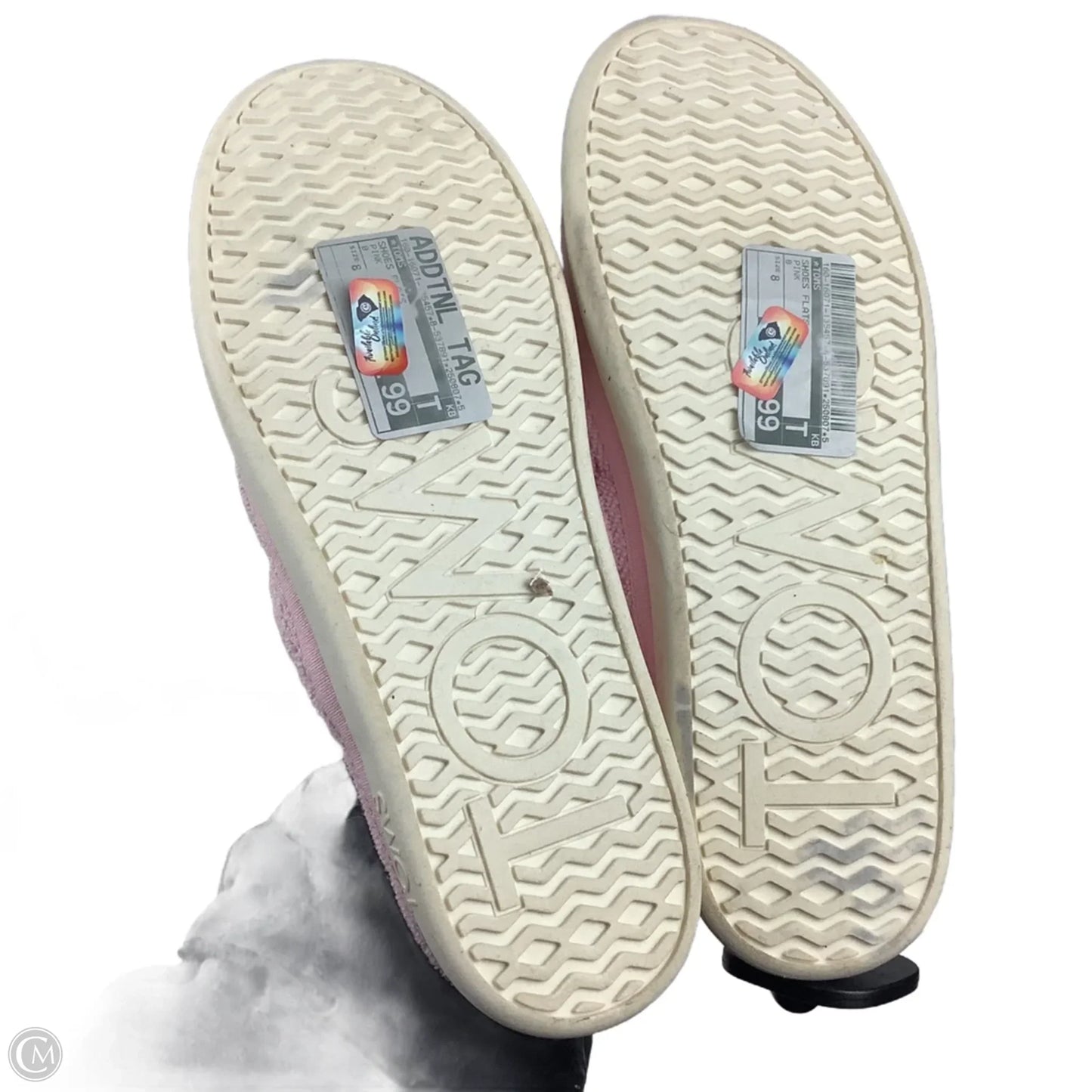 Shoes Flats By Toms In Pink, Size: 8