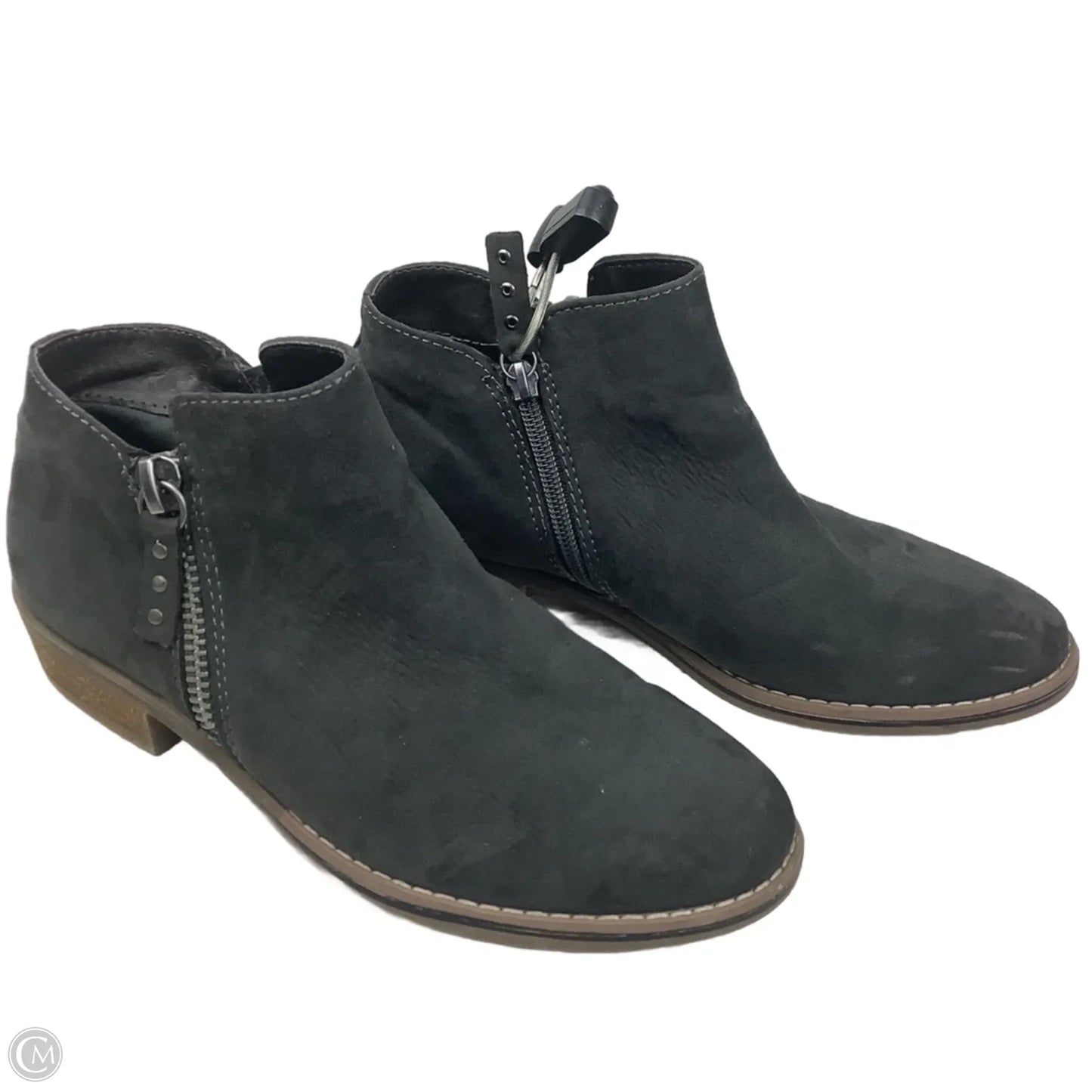 Boots Ankle Flats By Xappeal In Grey, Size: 9