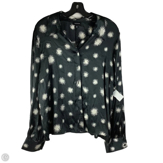 Top Long Sleeve By Who What Wear In Black, Size: Xxl