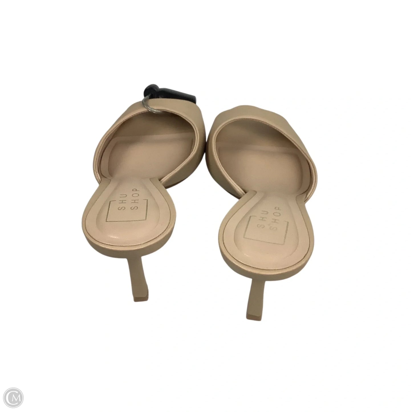 Sandals Heels Kitten By Shu Shop In Tan, Size: 6