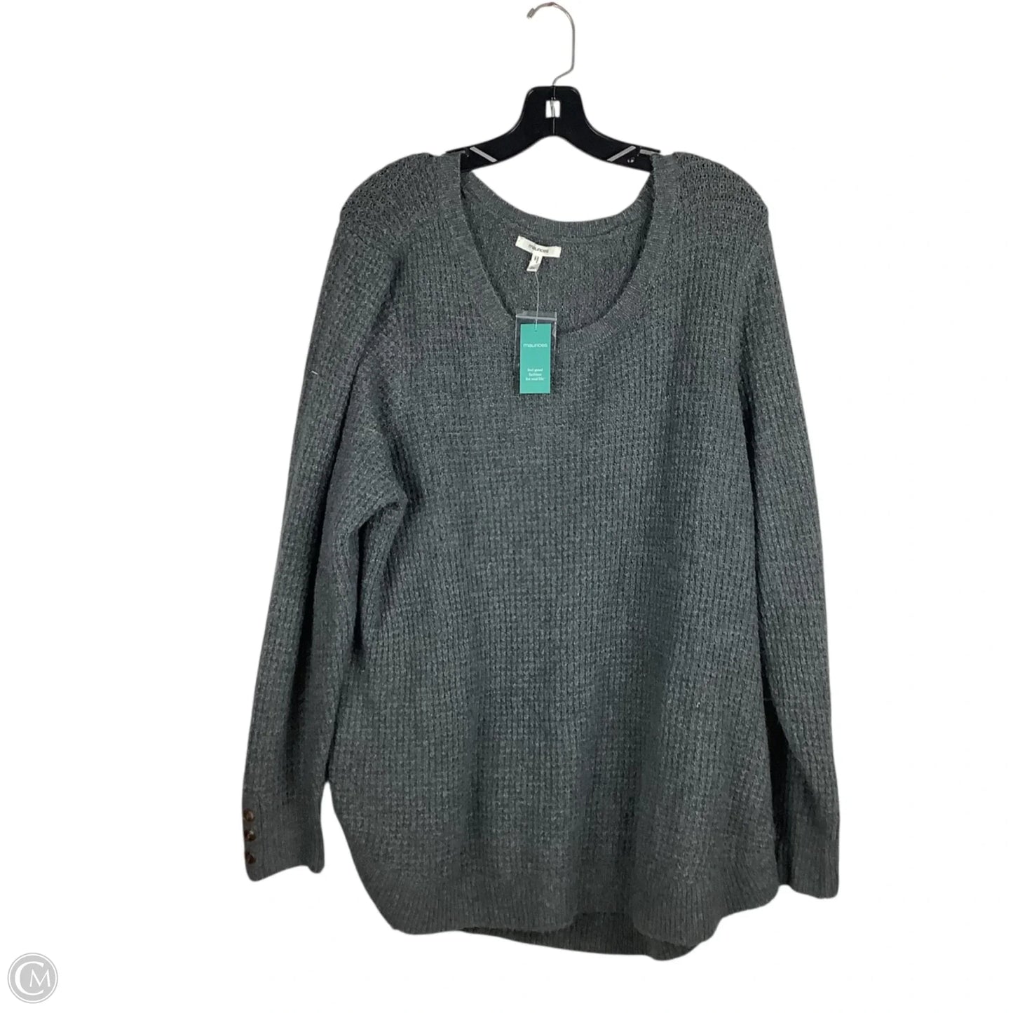 Sweater By Maurices In Grey, Size: 2x