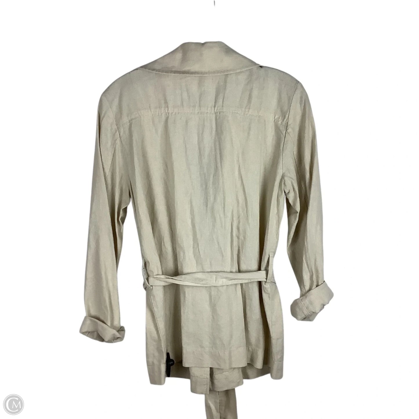 Coat Trench Short By Loft In Tan, Size: Xs