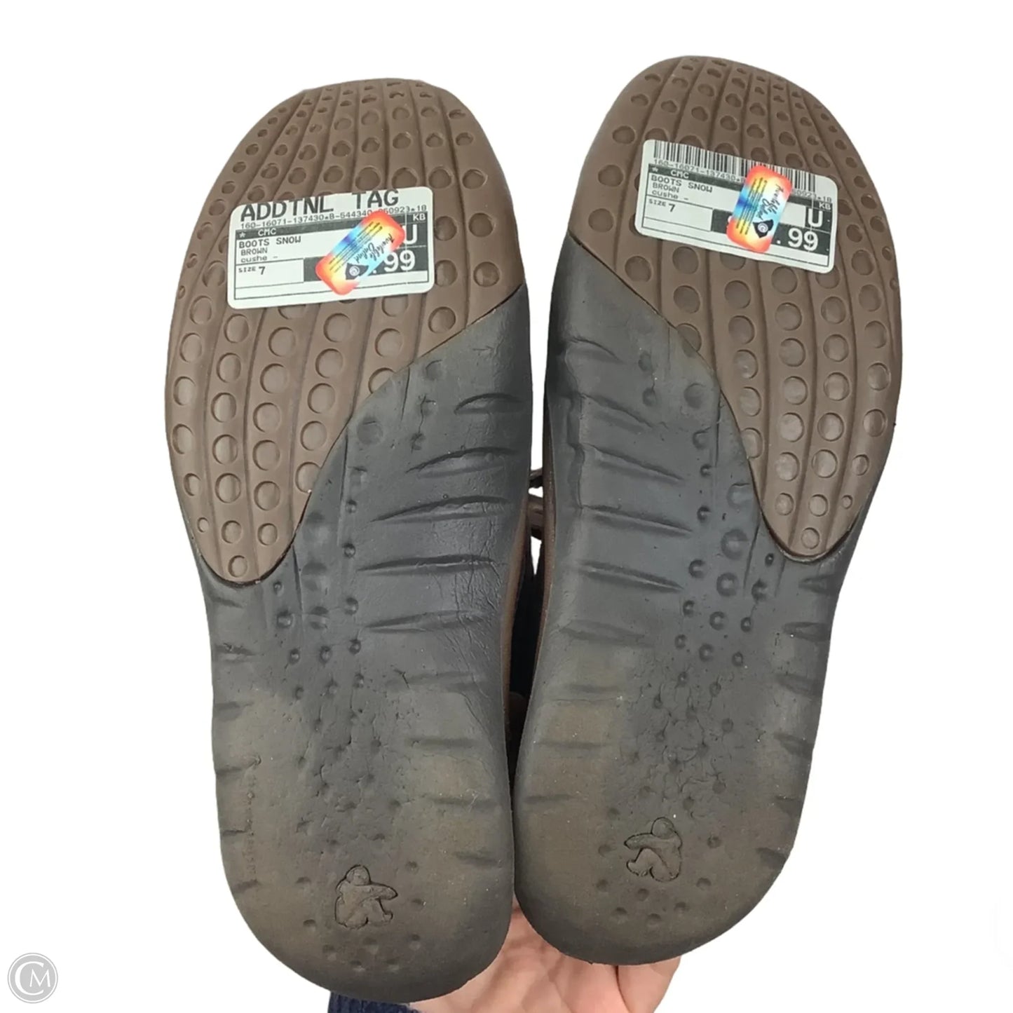 Boots Snow By Cmc In Brown, Size: 7