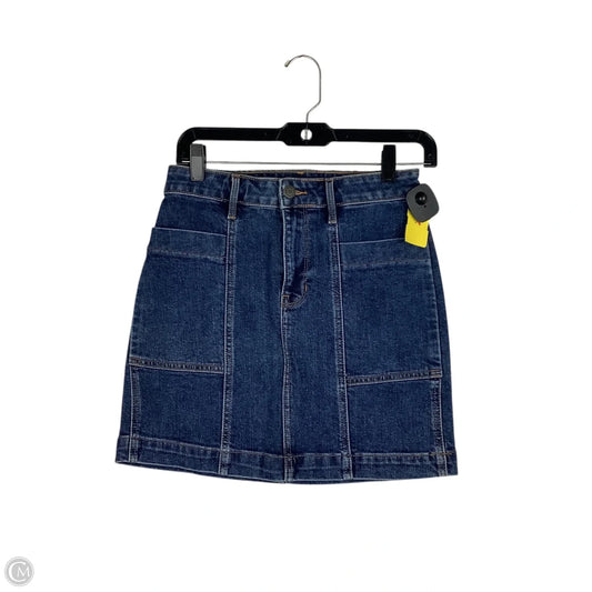 Skirt Mini & Short By Old Navy In Blue Denim, Size: 0