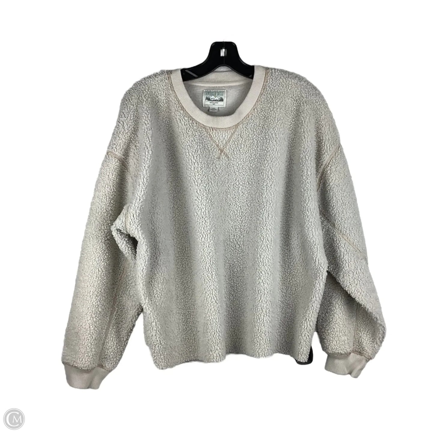 Sweatshirt Crewneck By American Eagle In Tan, Size: L