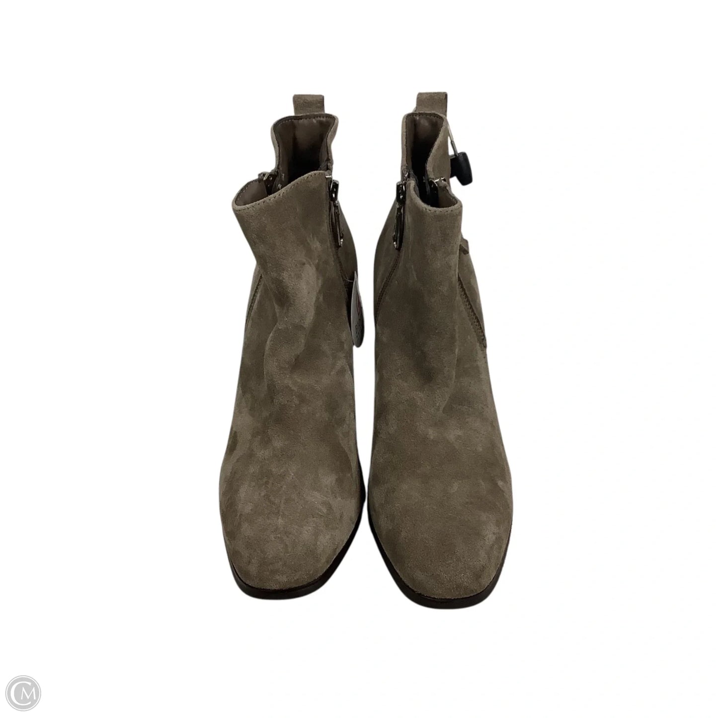 Boots Ankle Heels By Blondo In Taupe, Size: 10