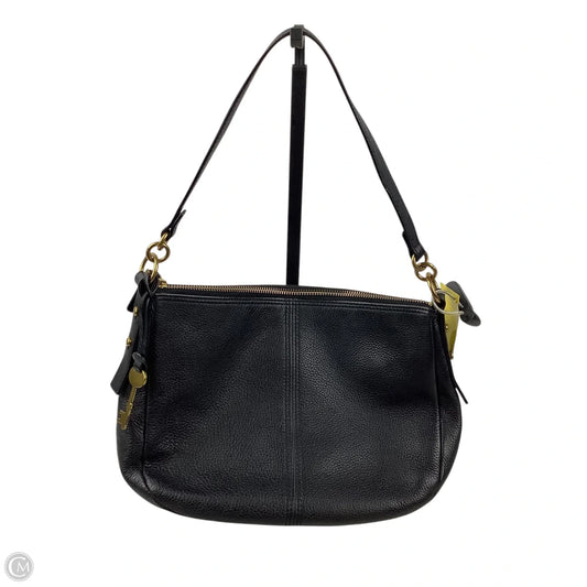Handbag Leather By Fossil, Size: Small