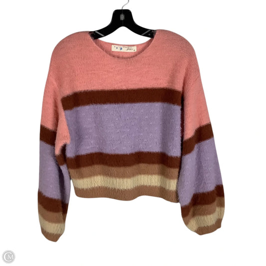 Sweater By Cmc In Pink & Purple, Size: S